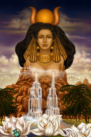 Celestial goddess: The Mistress of Heaven; Goddess of love, 