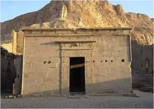 The Temple of Hathor and Ma'at at Deir el-Medina, West Bank, Luxor