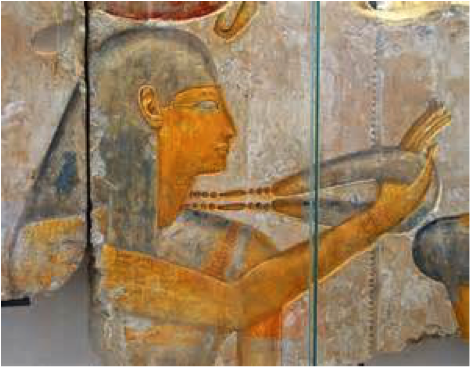 Hathor with necklace